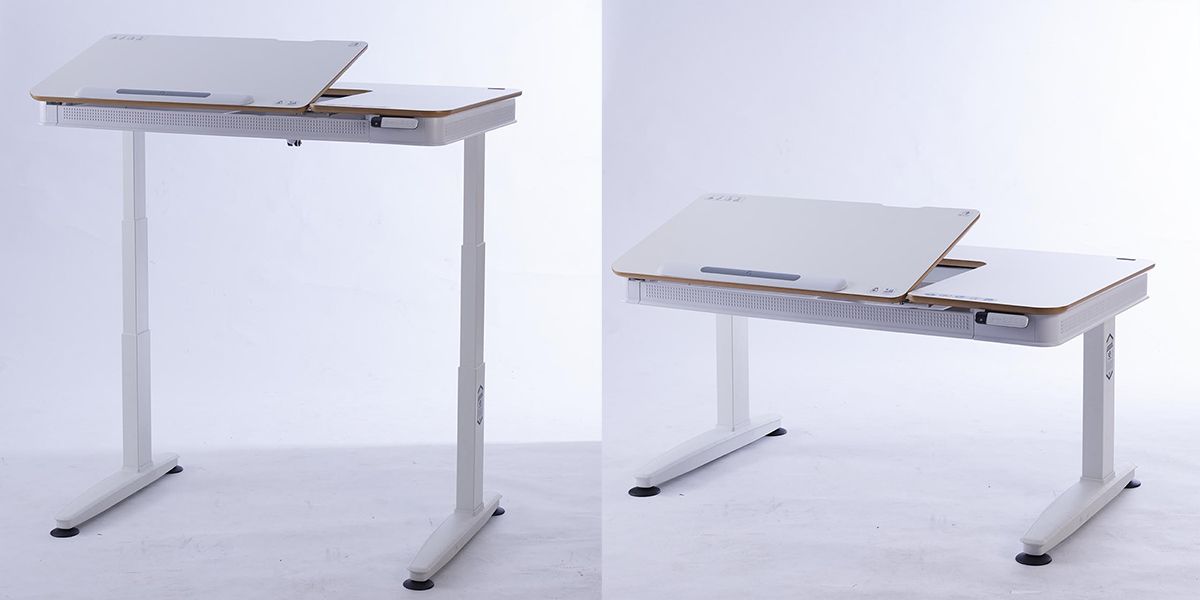 Multifunction ergonomic desk and fit to kids & adult (57~123cm)